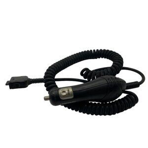 Samsung Car Charger SAM530VPC Black Coiled Cord For Samsung Phones 67h